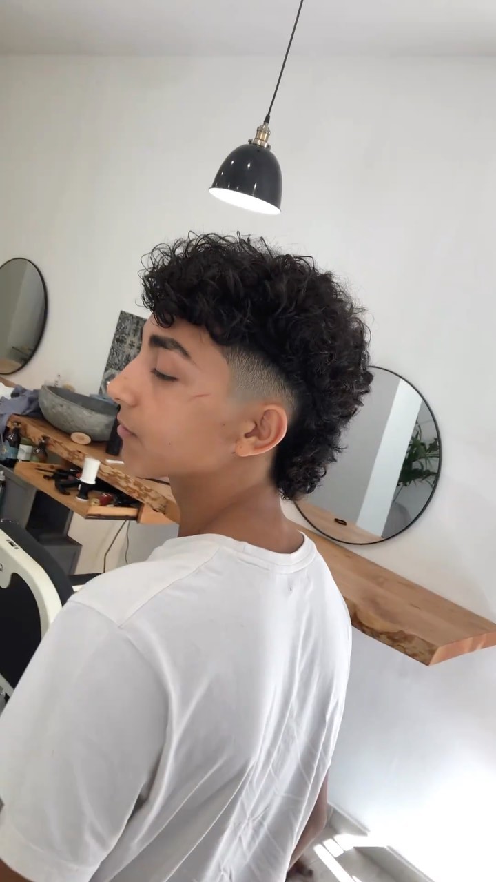 Prima e dopo mullet barber