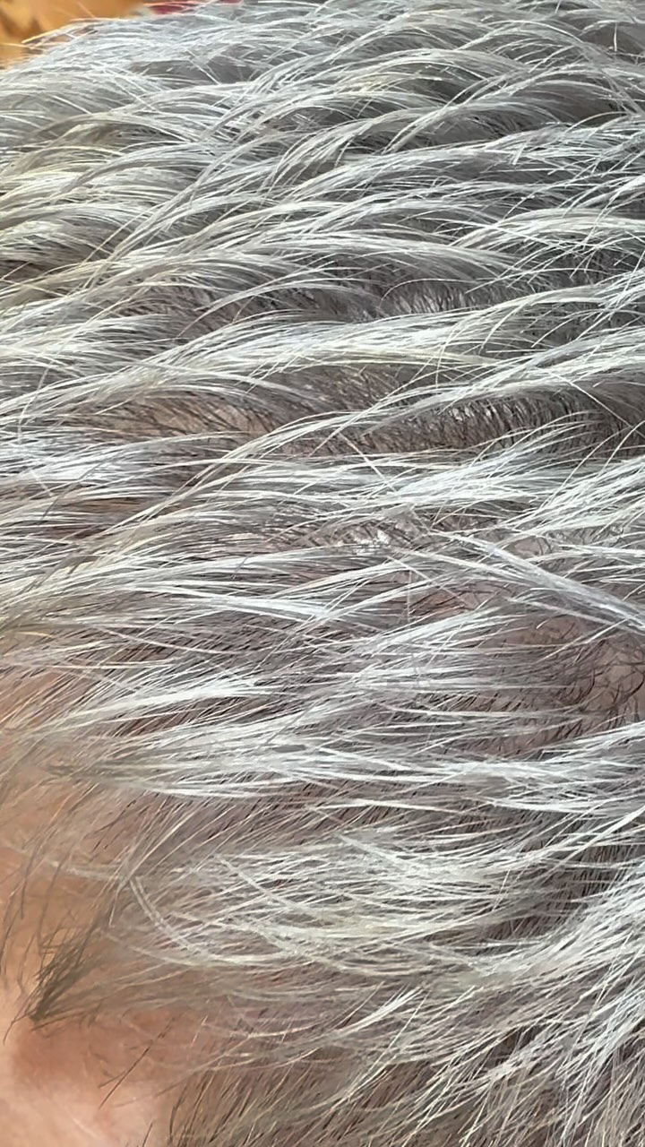 Lavoro barber con tono silver